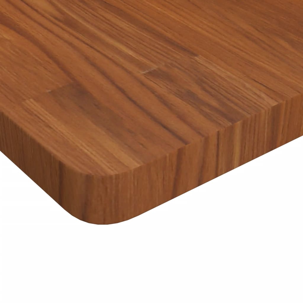 Square table top Dark brown 60x60x4cm Treated oak wood