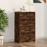 Sideboard Smoked Oak 60x35x98.5 cm Engineered wood