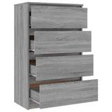 Buffet Sonoma gris 60x35x98,5 cm Bois d'ingénierie