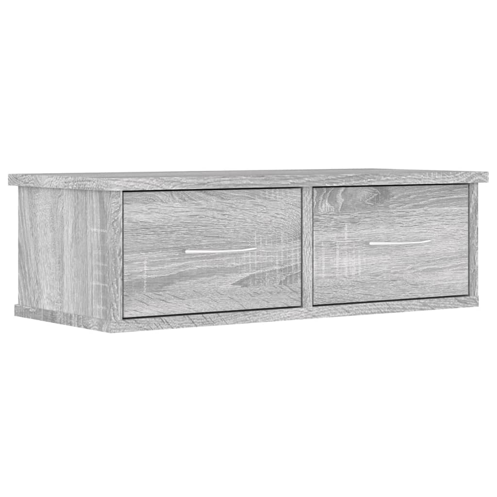 Armoire murale Sonoma gris 60x26x18,5 cm Bois d'ingénierie