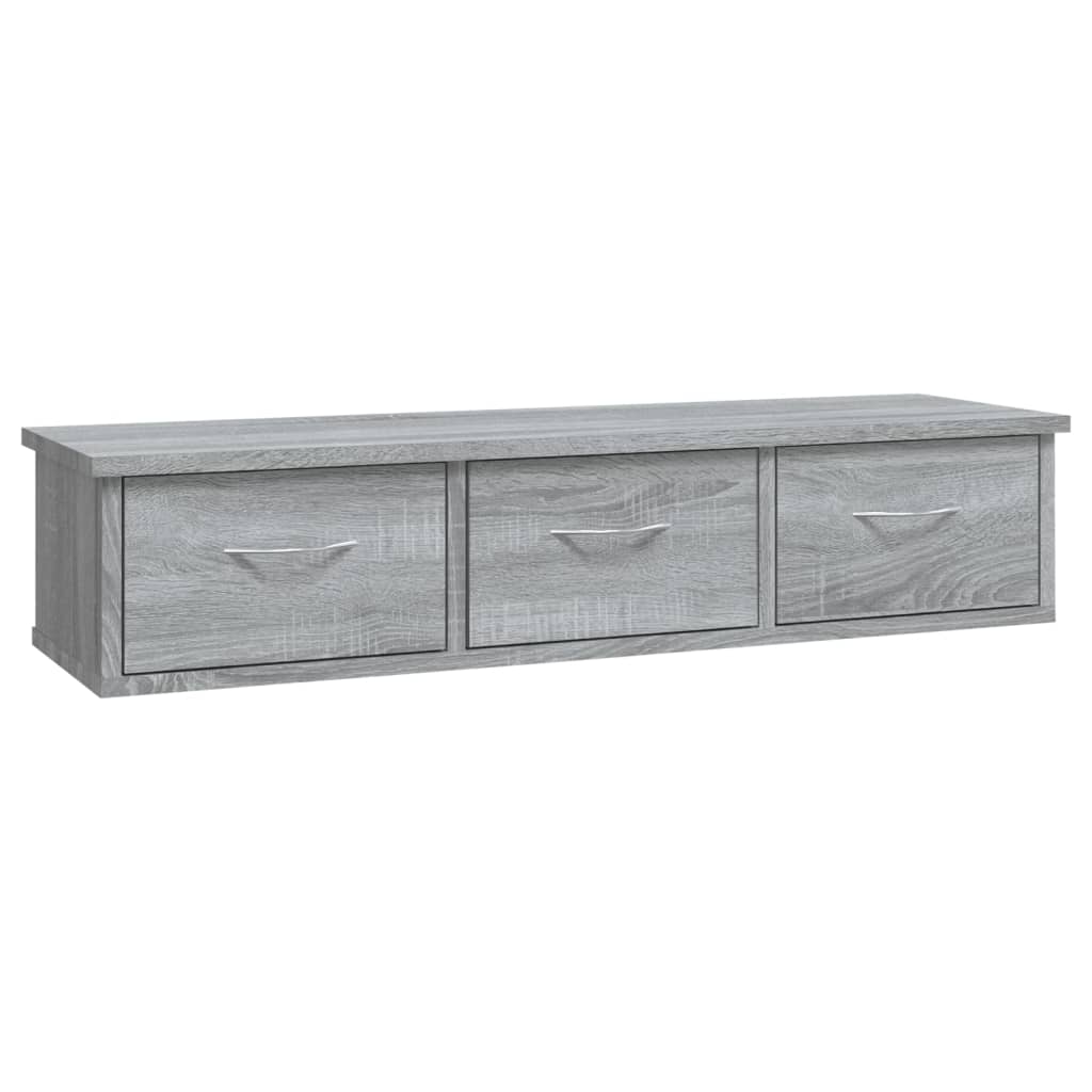 Armoire murale Sonoma gris 88x26x18,5 cm Bois d'ingénierie