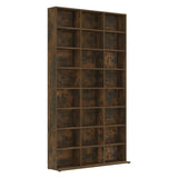 Armoire à CD Chêne fumé 102x23x177,5 cm Bois d'ingénierie