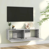 Sonoma Grey TV Wall Cabinet 100x30x30 cm Engineered Wood