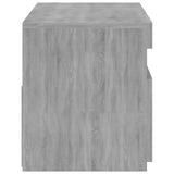 TV cabinet with LED lights Sonoma gray 75x35x40 cm