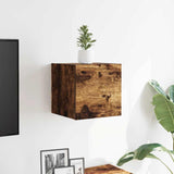 Wall-mounted TV cabinet Smoked oak 30.5x30x30 cm