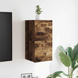 Wall mounted TV cabinets 2 pcs Smoked oak 30.5x30x30 cm