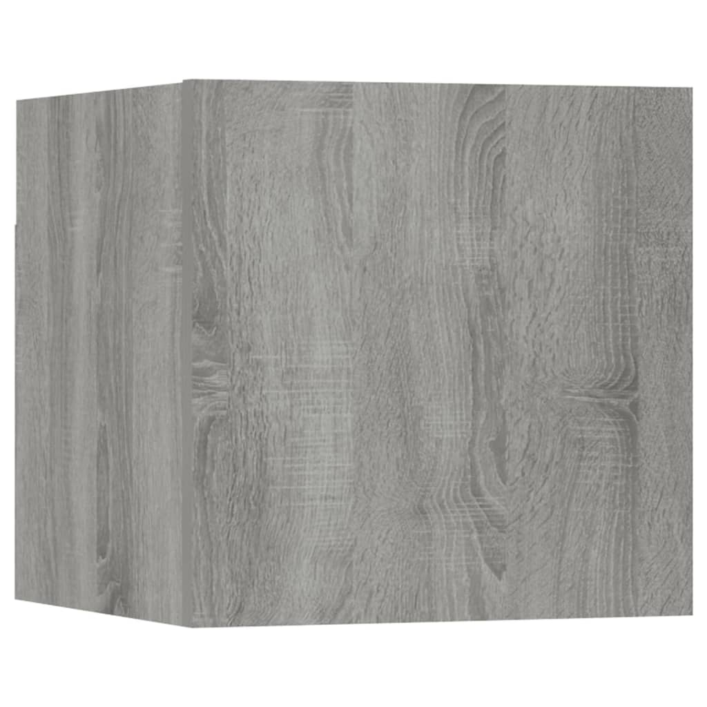 Sonoma grey wall mounted TV cabinet 30.5x30x30 cm