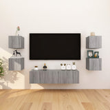 Sonoma grey wall mounted TV cabinet 30.5x30x30 cm