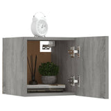 Sonoma grey wall mounted TV cabinet 30.5x30x30 cm