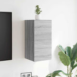 2 pcs Wall-mounted TV cabinets Sonoma grey 30.5x30x30 cm