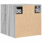 Meubles TV muraux 4 pcs Sonoma gris 30,5x30x30 cm