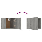 Meubles TV muraux 4 pcs Sonoma gris 30,5x30x30 cm