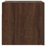 Wall-mounted TV cabinet Brown oak 30.5x30x30 cm