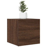 Wall-mounted TV cabinet Brown oak 30.5x30x30 cm