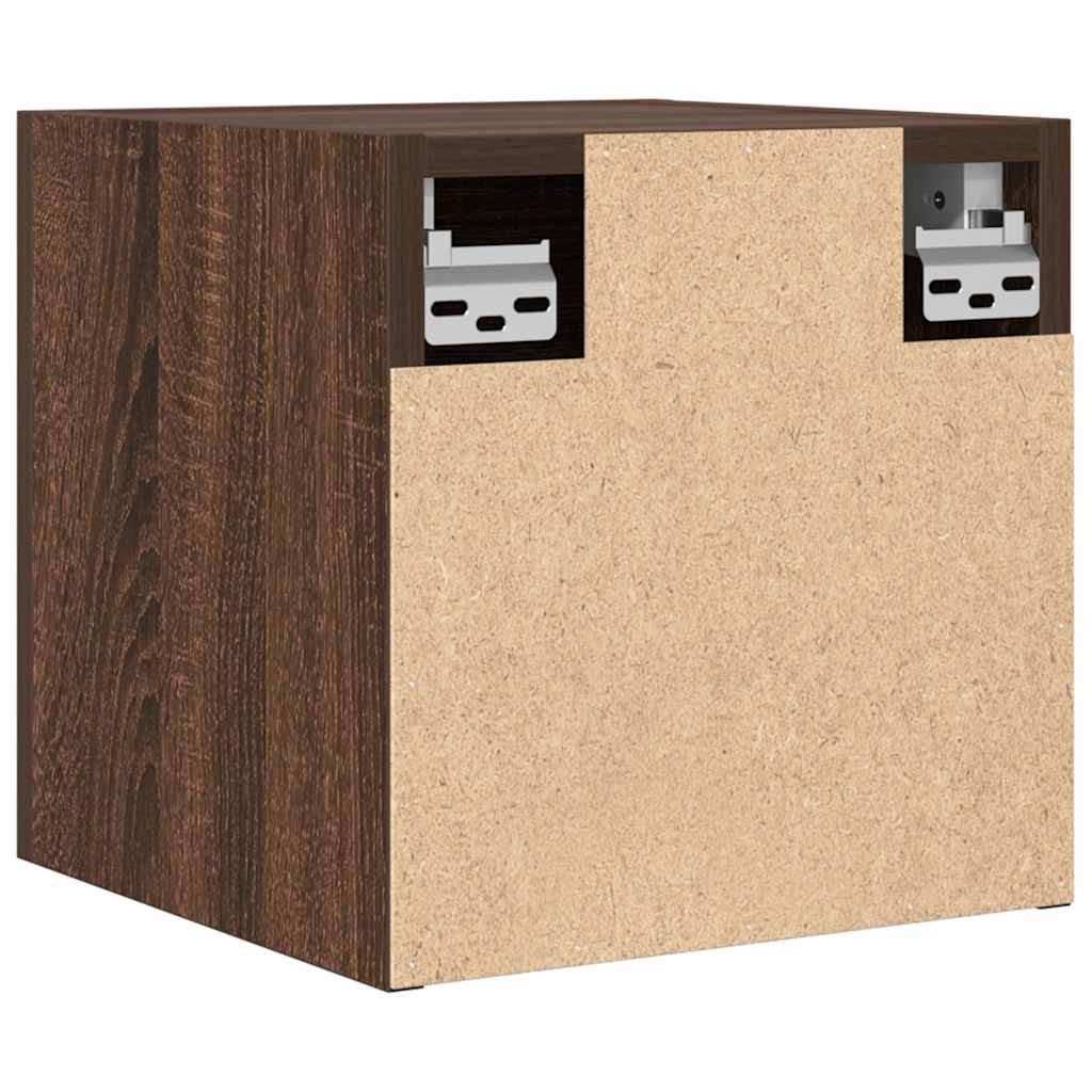 Meubles TV muraux 2 pcs Chêne marron 30,5x30x30 cm