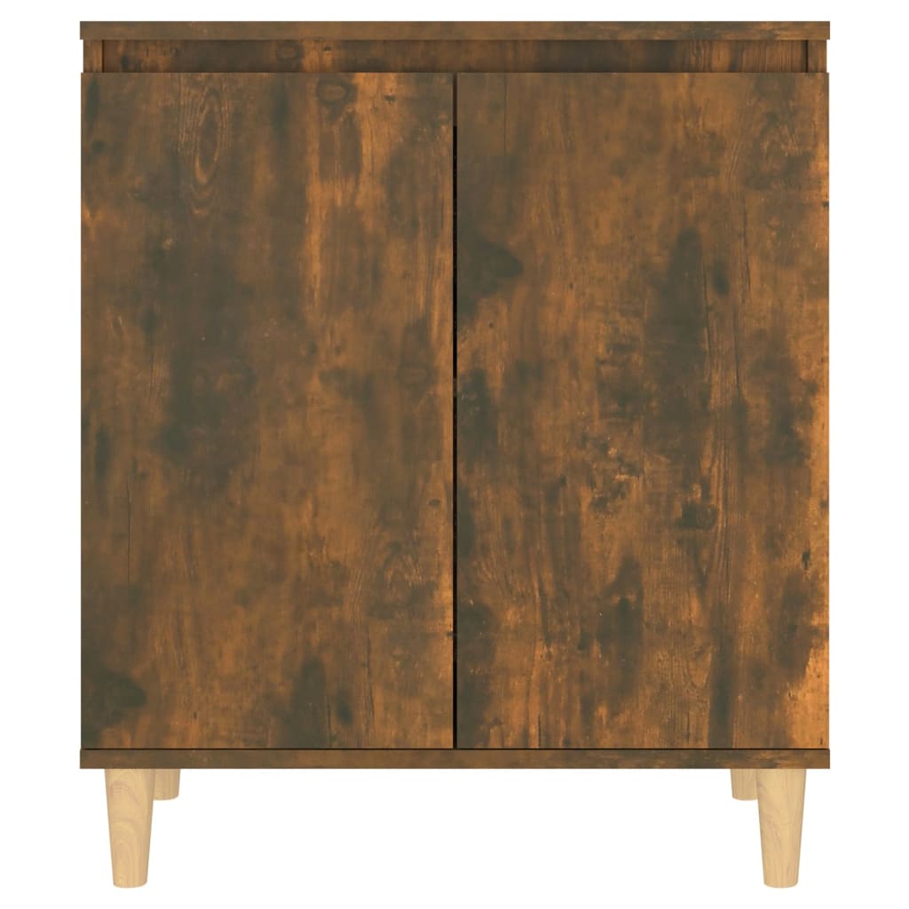 Buffet Chêne fumé 60x35x70 cm Bois d'ingénierie