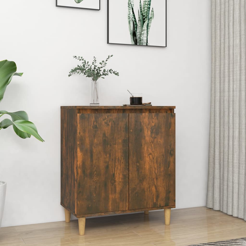 Sideboard Smoked Oak 60x35x70 cm Engineered wood