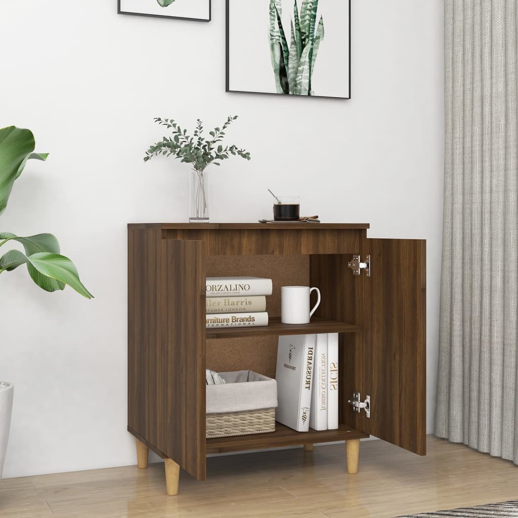 Sideboard Brown Oak 60x35x70 cm Engineered wood