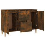 Buffet Chêne fumé 101x35x70 cm Bois d'ingénierie