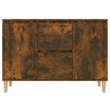 Buffet Chêne fumé 101x35x70 cm Bois d'ingénierie