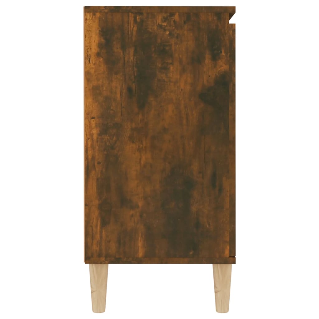 Buffet Chêne fumé 101x35x70 cm Bois d'ingénierie