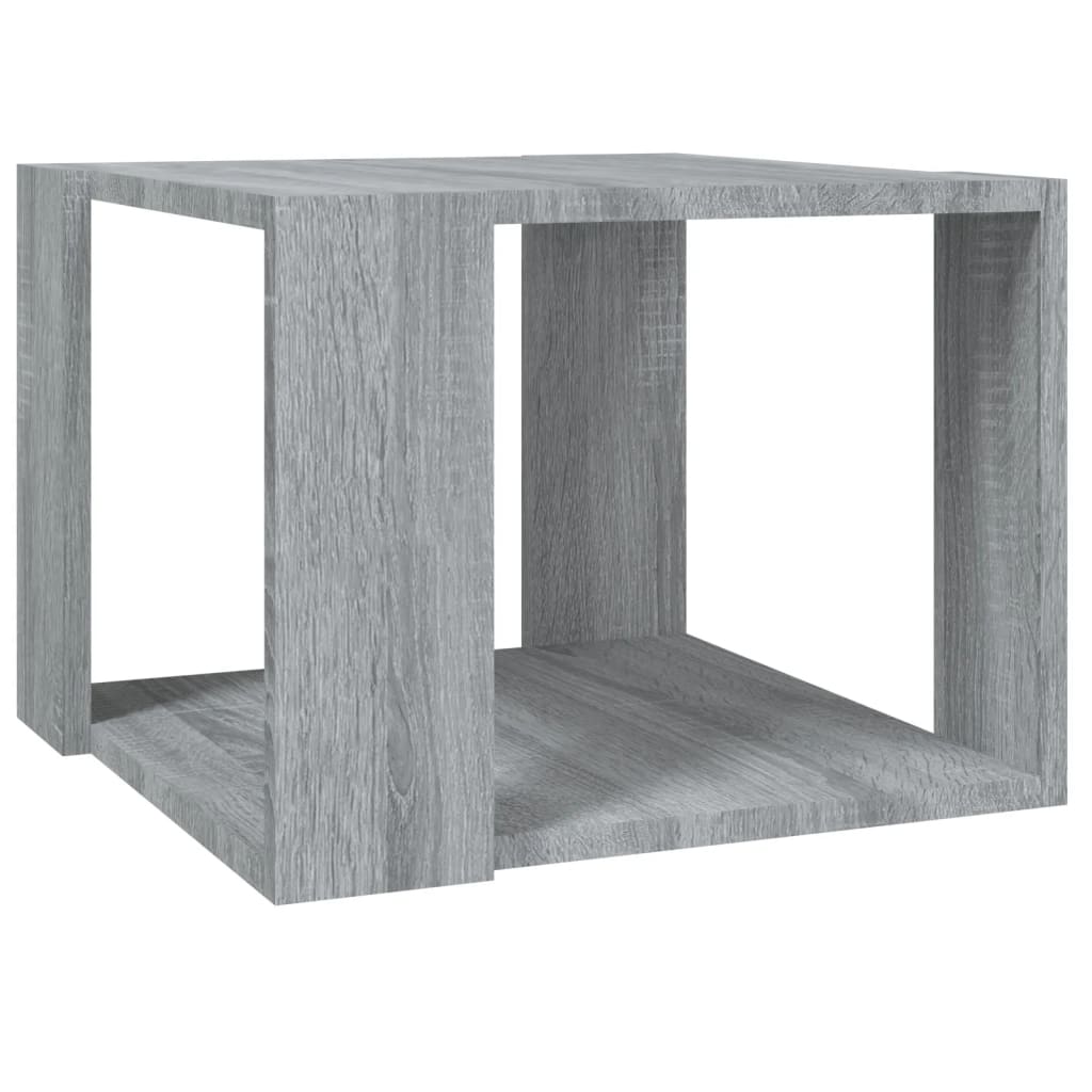 Table basse Sonoma gris 40x40x30 cm Bois d'ingénierie