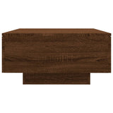 Table basse Chêne marron 90x60x31 cm Bois d'ingénierie