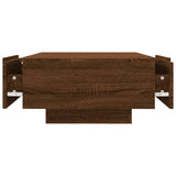 Table basse Chêne marron 90x60x31 cm Bois d'ingénierie