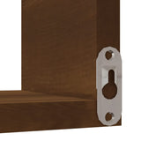 Étagère d'angle murale Chêne marron 40x40x50 cm Bois ingénierie