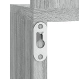 Étagère angle murale Sonoma gris 20x20x127,5 cm Bois ingénierie