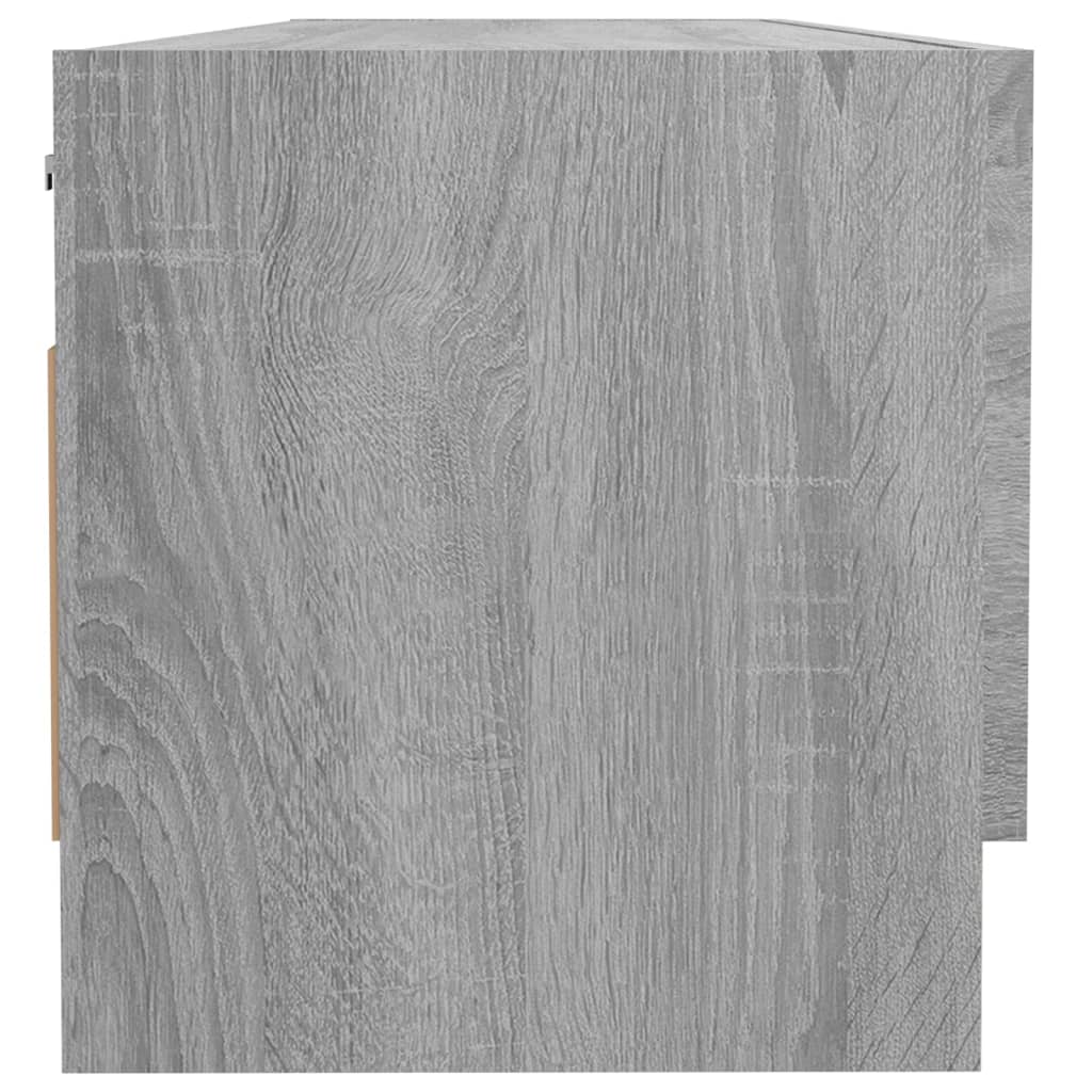 Garde-robe Sonoma gris 100x32,5x35 cm Bois d'ingénierie