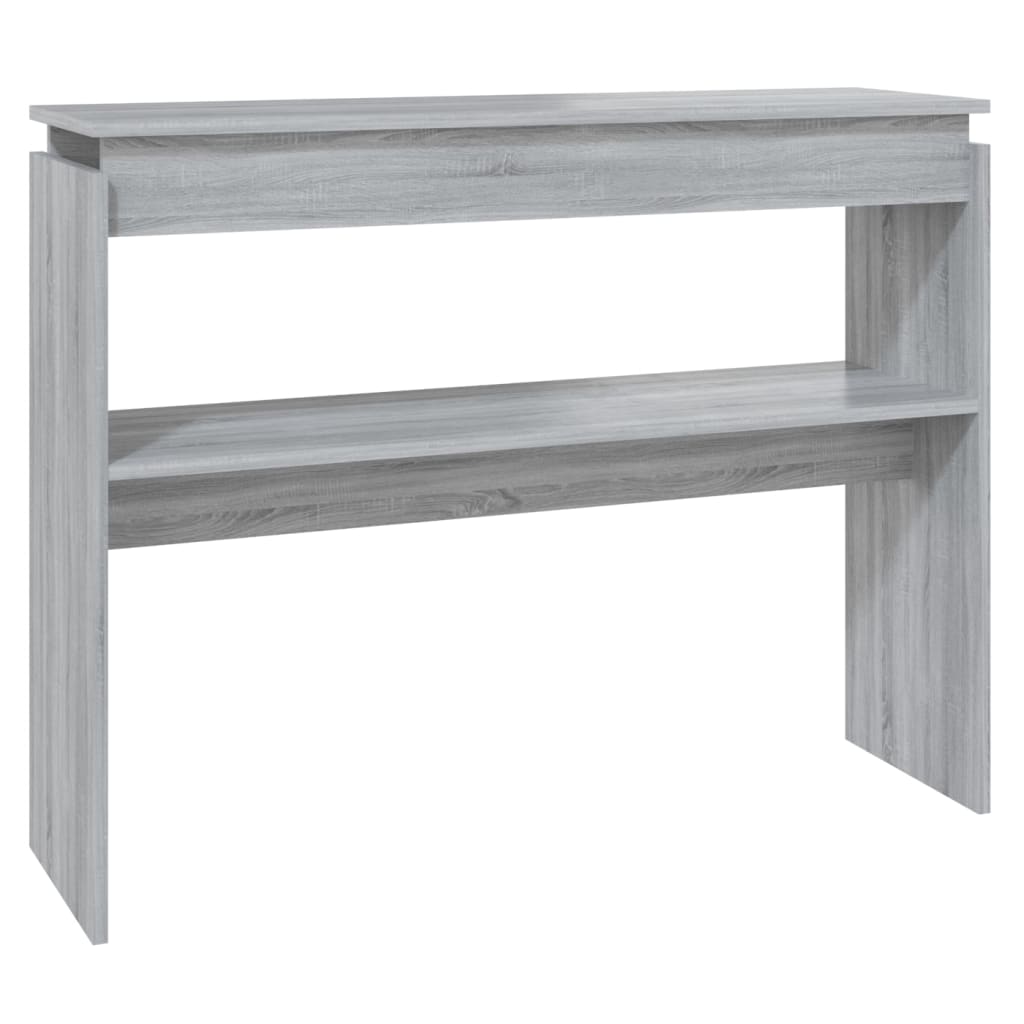 Table console Sonoma gris 102x30x80 cm Bois d'ingénierie