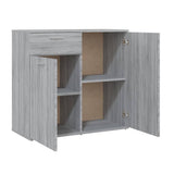 Buffet Sonoma gris 80x36x75 cm Bois d'ingénierie