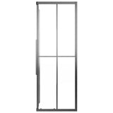 ESG frosted shower cabin 90x70x180 cm Black