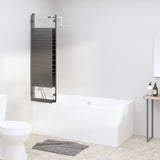 Cabine de douche pliable 3 panneaux 130x130 cm ESG Noir