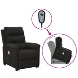 Fauteuil de massage Noir Tissu