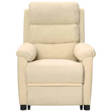 Fauteuil de massage Crème Tissu