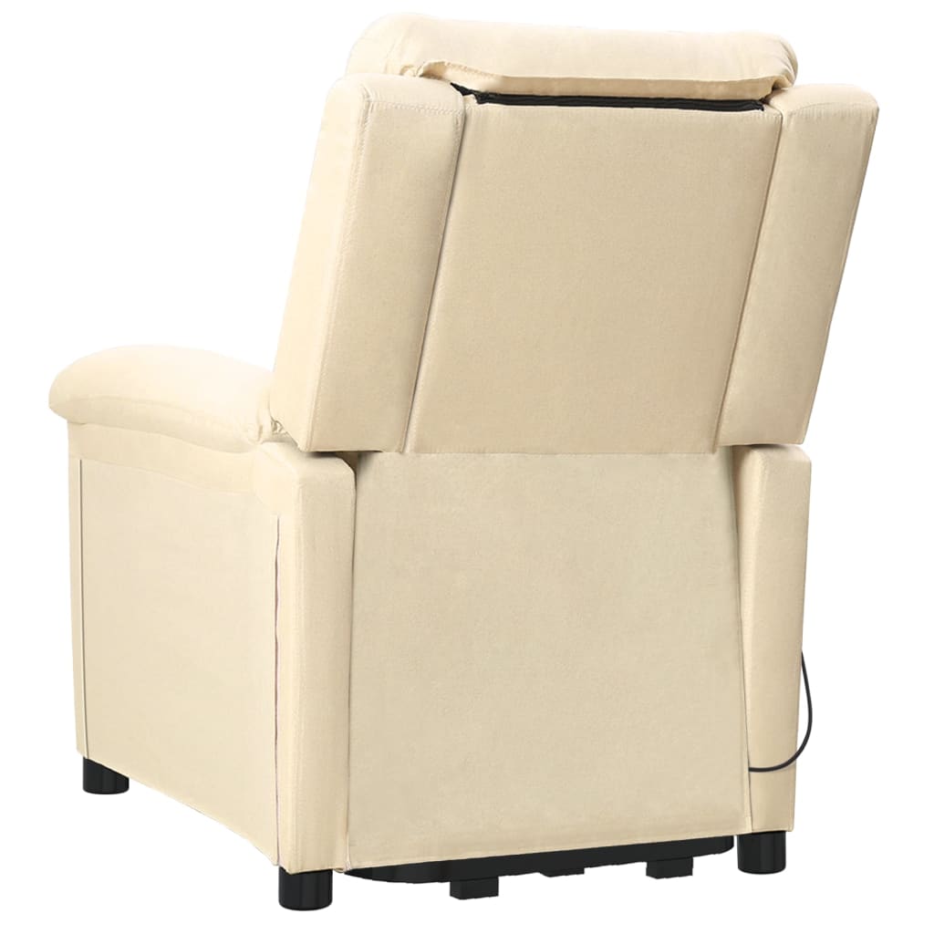 Fauteuil de massage Crème Tissu