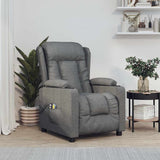 Fauteuil électrique de massage Gris foncé Tissu