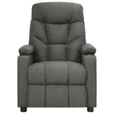 Fauteuil électrique de massage Gris foncé Tissu