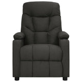 Fauteuil électrique de massage Noir Tissu