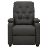 Fauteuil électrique de massage Gris foncé Tissu