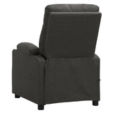 Fauteuil électrique de massage Gris foncé Tissu