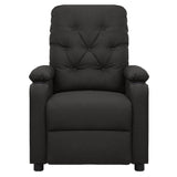 Fauteuil électrique de massage Noir Tissu