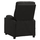 Fauteuil électrique de massage Noir Tissu