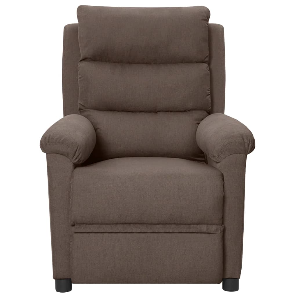 Fauteuil électrique de massage Taupe Tissu