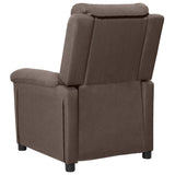 Fauteuil électrique de massage Taupe Tissu