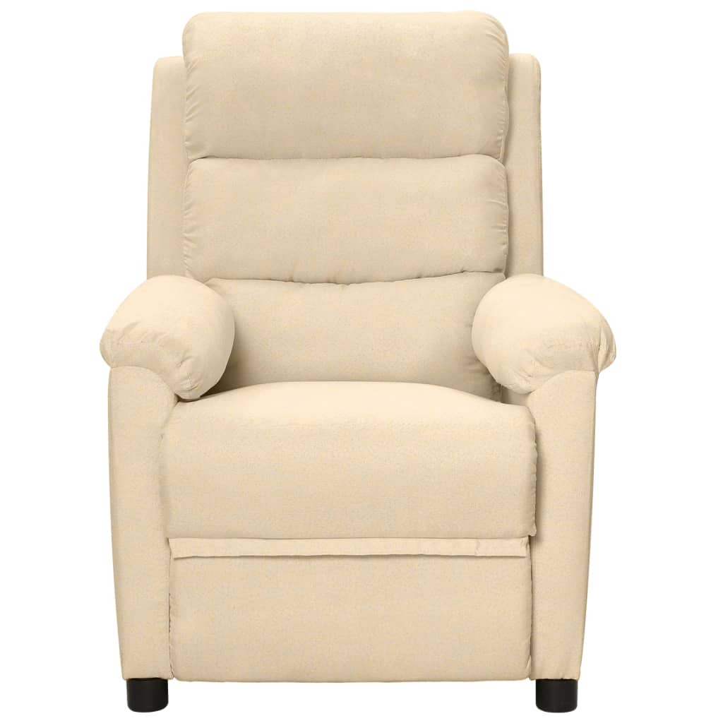 Fauteuil électrique de massage Crème Tissu