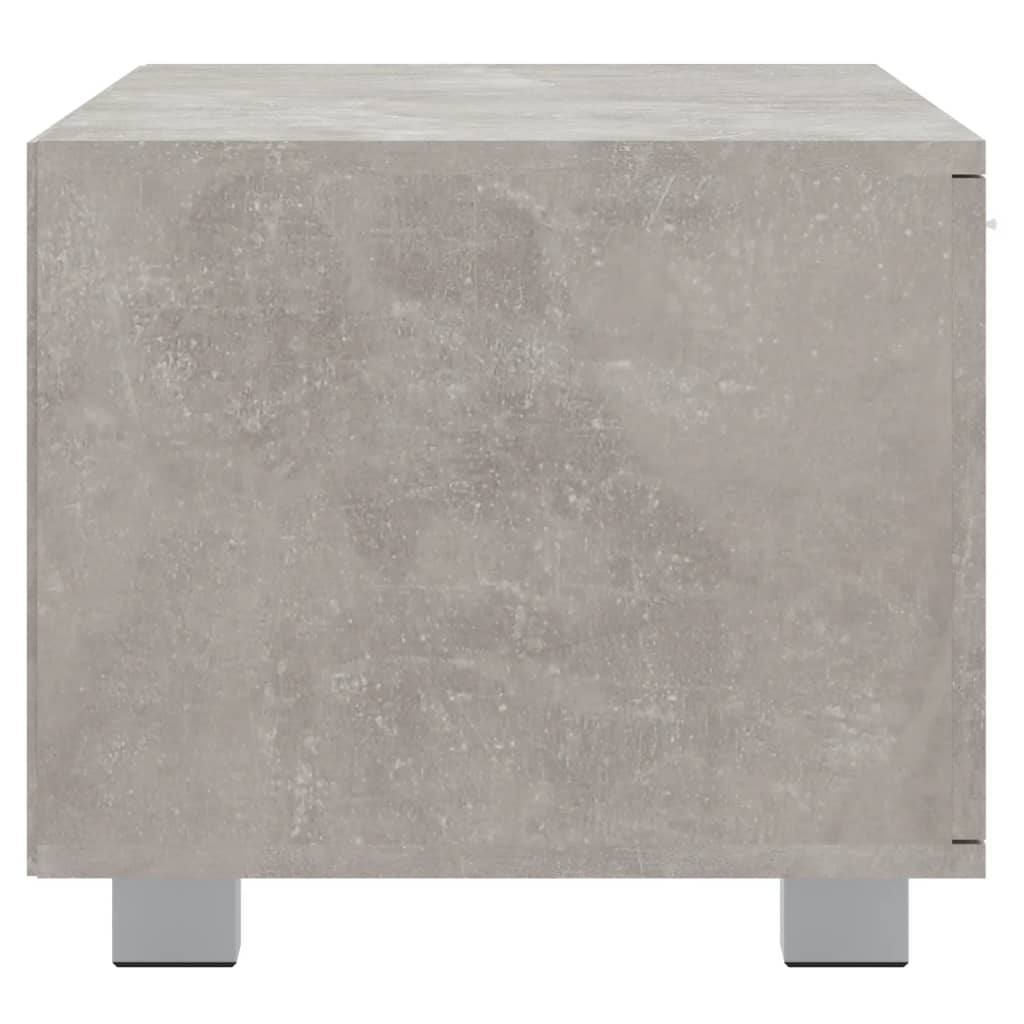 Meuble TV Gris béton 120x40,5x35 cm Bois d'ingénierie