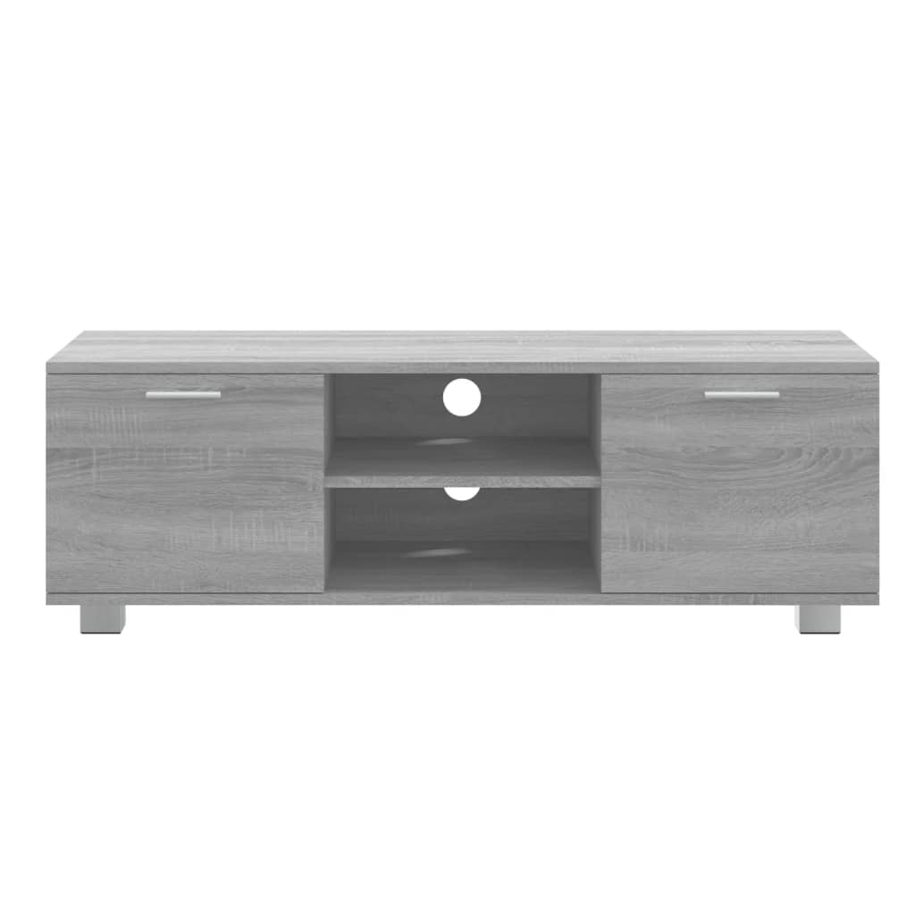 Meuble TV Sonoma gris 120x40,5x35 cm Bois d'ingénierie